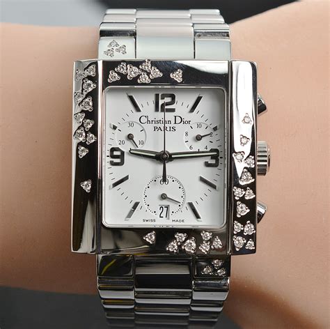 christian dior riva diamond watch.